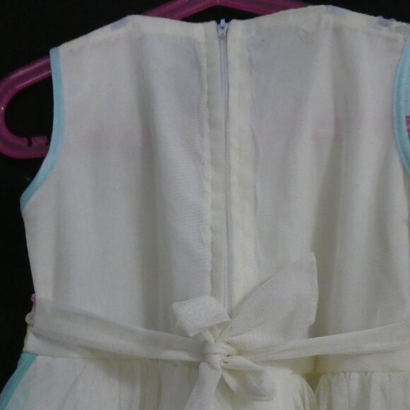 Floral Sleeveless Dress | size 24 months | Zip-Up Back Closure - Picture 11 of 16